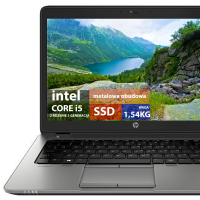 laptop HP EliteBook 840 G2 i5-5300U 2.30GHz 8GB nowy SSD 240GB Windows 10