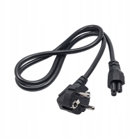 Koniczyna Kabel zasilający Przewód do zasilacza laptopa 3 pinowy Koniczyna Kabel zasilający Przewód do zasilacza laptopa 3 pinowy
