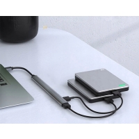 HUB USB 3.0 ROZGAŁĘŹNIK PORTÓW ROZDZIELACZ 7x USB ALUMINIUM SLIM USB 3.2 HUB USB 3.0 ROZGAŁĘŹNIK PORTÓW ROZDZIELACZ 7x USB ALUMINIUM SLIM USB 3.2