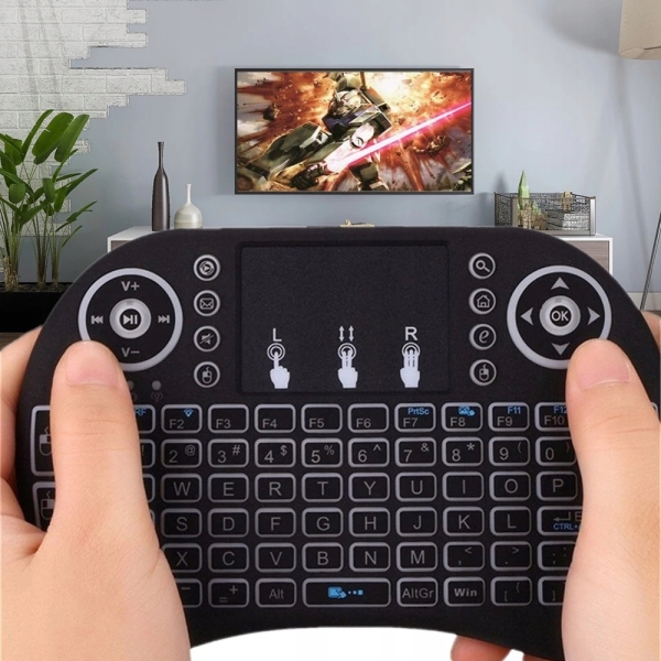 3 w 1 Klawiatura z Touchpadem Mysz Pilot Kompaktowa przenośna BLUETOOTH