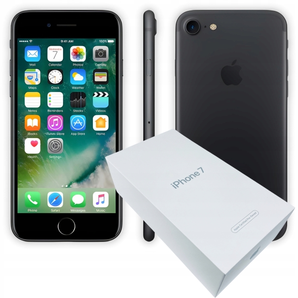smartfon APPLE iPhone 7 A1778 2GB / 32GB iOS czarny LTE 100% sprawny