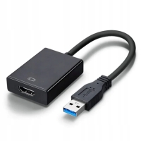 Adapter USB 3.0 do HDMI Konwerter Full HD 1080p Windows PC TV Monitor Adapter USB 3.0 do HDMI Konwerter Full HD 1080p Windows PC TV Monitor