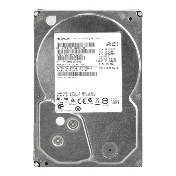 Dysk twardy Hitachi DeskStar 7K1000.C HDS721064CLA332 640GB SATA II