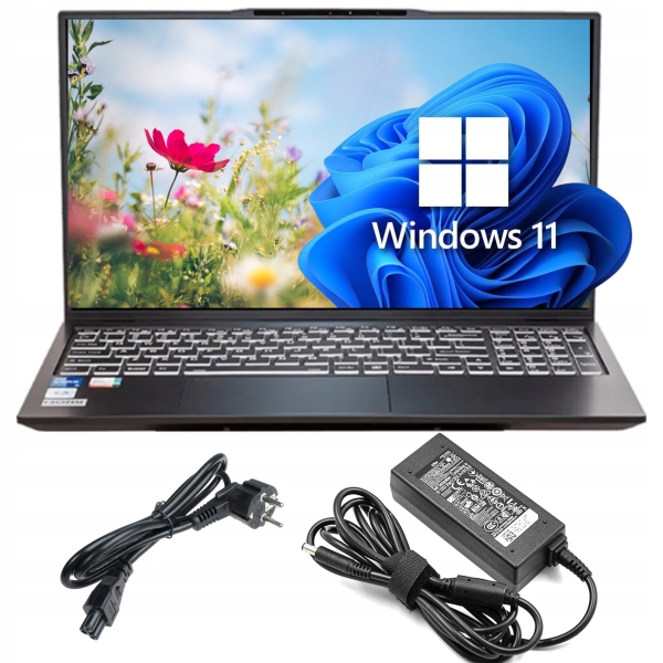 laptop CLEVO NS50MU i7-1165G7 4x 2,80GHz 16GB SSD 512GB Win11 real foto
