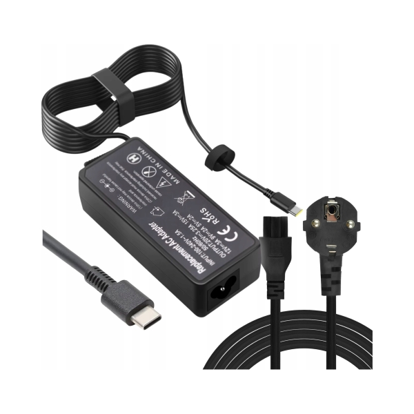 ŁADOWARKA DO LAPTOPA USB C 65W ZASILACZ DELL LENOVO HP ASUS ACER