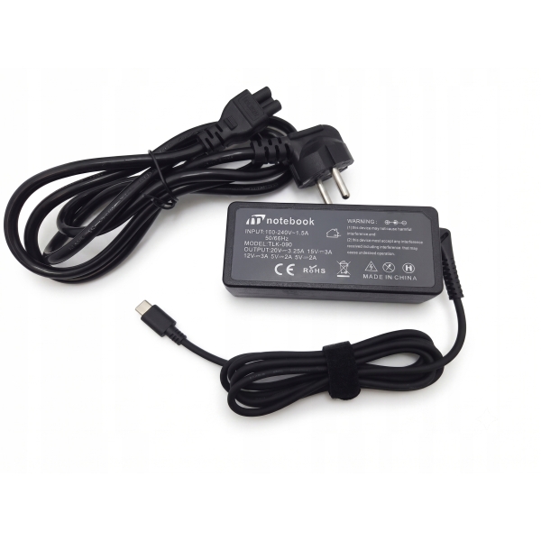 ŁADOWARKA DO LAPTOPA USB C 65W ZASILACZ DELL LENOVO HP ASUS ACER