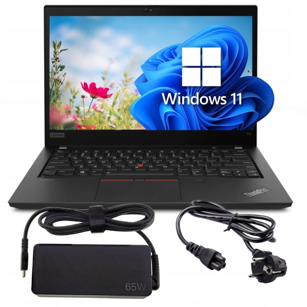Laptop ThinkPad T14 Ryzen 5 PRO 6x2.1GHz 16GB RAM SSD 256GB Win11 REAL FOTO