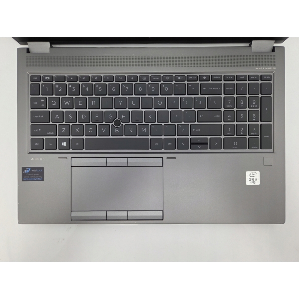 laptop HP ZBook Fury 15 G7 i7-10850H 6x 2.7GHz 32GB 512GB T2000 Real Foto