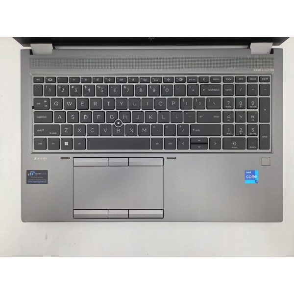 laptop HP ZBook 15 G8 i7-11800H 8x2.3GHz 32GB RAM 512GB SSD Nvidia T1200